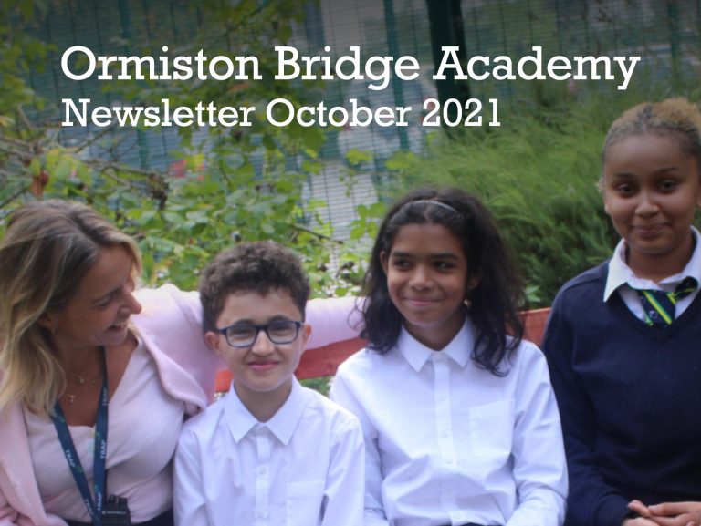 Ormiston Bridge Academy newsletter, Oct 2021